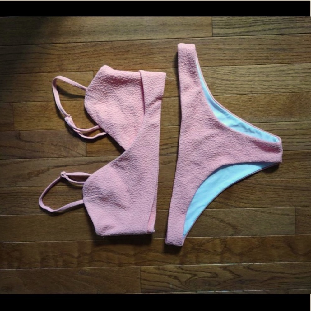Beach Riot - Pink Bikini Bottoms - Large